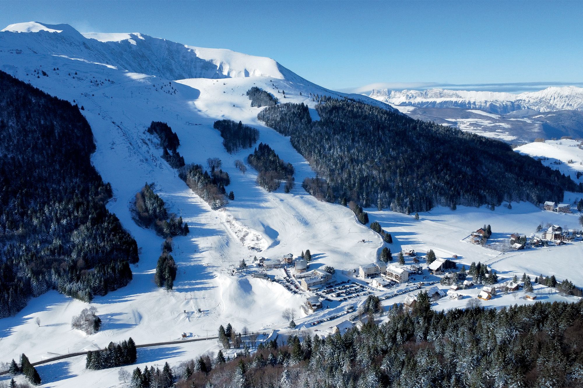 La station de ski de l'Alpe du Grand Serre